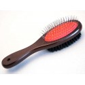 BROSSE DOUBLE EN BOIS