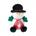 PELUCHE SONORE BONHOMME DE NEIGE