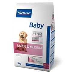 HPM BABY DOG MEDIUM et LARGE - sacs de 3, 7 ou 12 kg