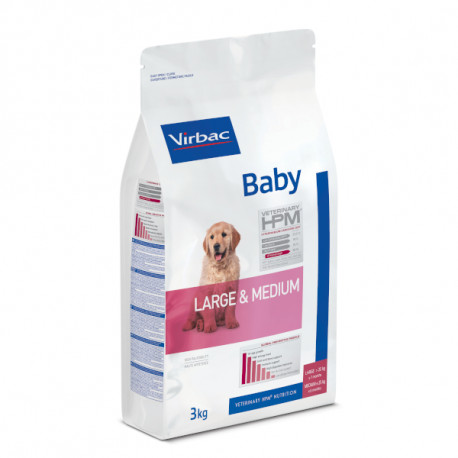 HPM BABY DOG MEDIUM et LARGE - sacs de 3, 7 ou 12 kg