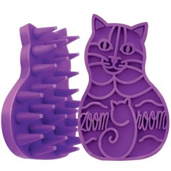 BROSSE KONG  violette pour chats et petits chiens